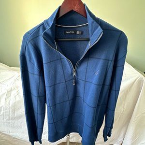 Nautica Blue 1/4 Zip - Size M
